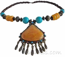 Indian ethnic necklace - click here for large view